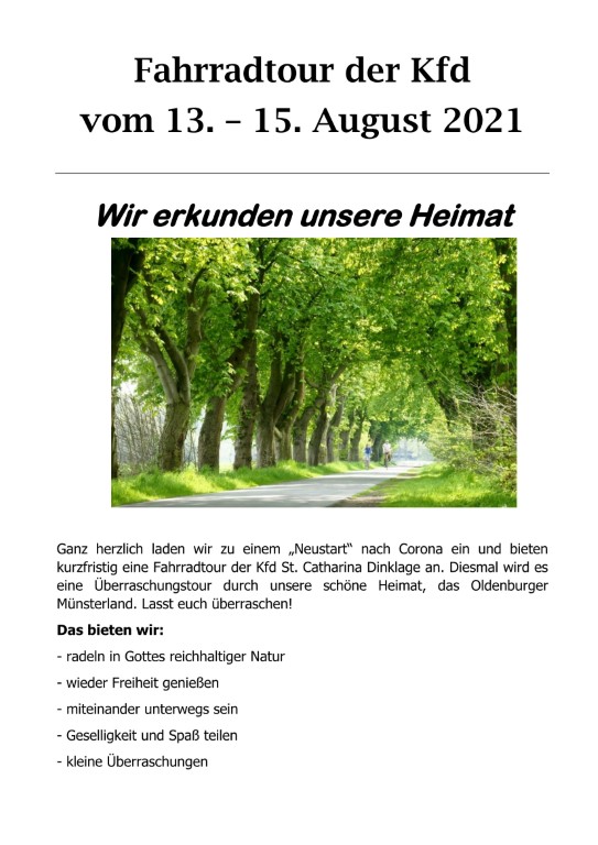 Fahrradtour
